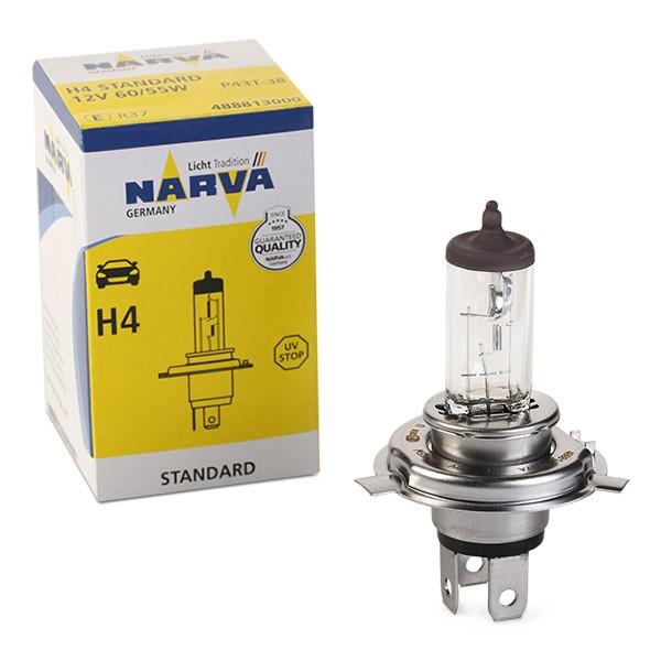 Glühlampe, Fernscheinwerfer, Halogen (48881), H4 12V 60/55W P43t-38